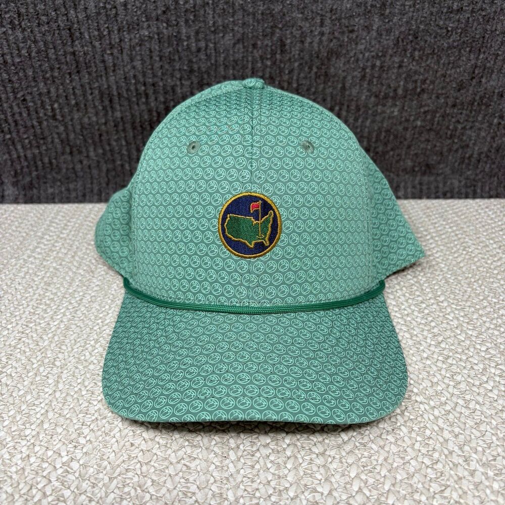 Masters Berckmans Place Logo Green Rope Golf SnapBack Hat OSFA